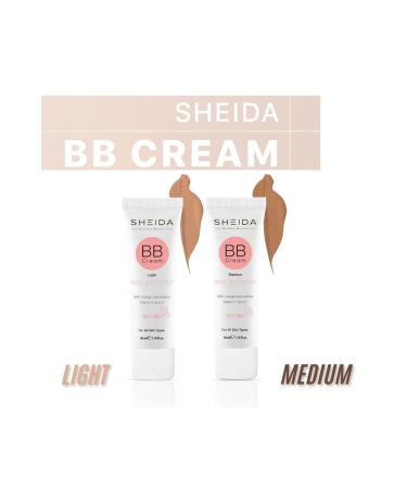 Sheida Bb Cream 50 Ml Spf 30 | Medium - Light Mixed Set