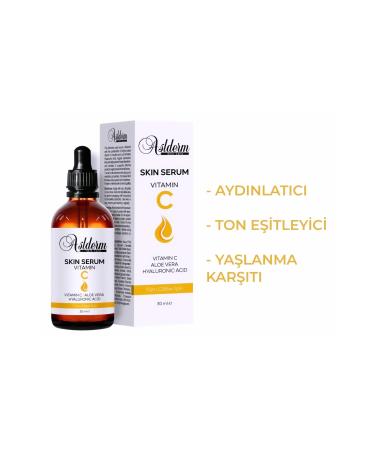 ASLDERM ANTI-AGING AND ANTI-STAIN BRIGHTENING VITAMIN C SKIN SERUM 30 ml