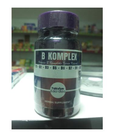 farmaex B VITAMIN COMPLEX (B1 B2 B3 B5 B6 B7 B9 B12) 30 CAPSULES 900 mg