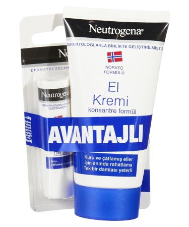 Neutrogena Norwegian Formula Perfumed Hand Cream 75 ml + Lip Balm Gift - Buy Online on GoSupps.com