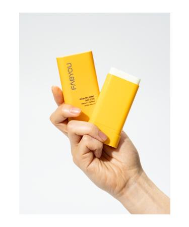 FabYou Aqua Relaxing Sunscreen Stick Spf50 Pa Application Over Makeup Caring Protection - Buy Online on GoSupps.com