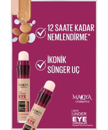MAQYA Cosmetics Intensive Concealer Nourishing Brightening Sponge Under Eye Concealer (MEDIUM TONE) - Buy Online on GoSupps.com