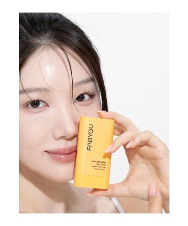 FabYou Aqua Relaxing Sunscreen Stick Spf50 Pa Application Over Makeup Caring Protection