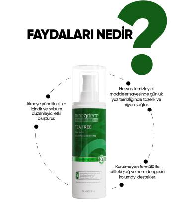 mineaderm Anti-Acne and Sebum Regulating Cleansing Gel/tea Tree Face Wash - Buy Online on GoSupps.com