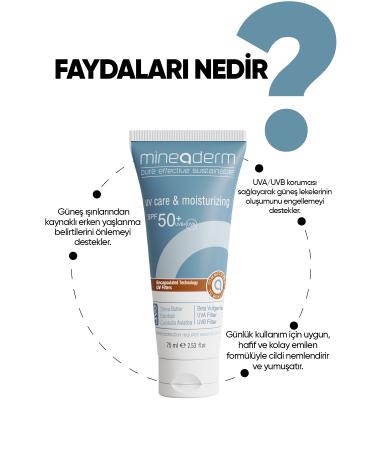 mineaderm Moisturizing Sun Care Cream for Dry Skin/uv Care&moisturizing Cream Spf50+ - Buy Online on GoSupps.com