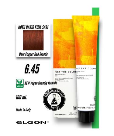 Elgon Get The Color 6.45 Professional Hair Dye (100 ml.) (Oxidizer-Free)