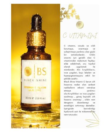 Black Shine BS Vitamin C Brightening Serum 30 ml - Buy Online on GoSupps.com