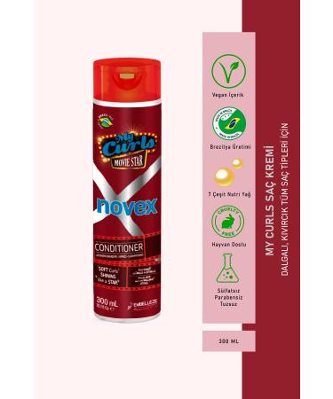 NOVEX My Curls Movie Star - Extra Shine Conditioner for Curly Wavy Hair 300ml