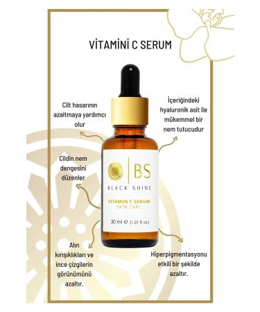 Black Shine BS Vitamin C Brightening Serum 30 ml - Buy Online on GoSupps.com