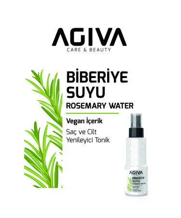 Agiva Rosemary Shampoo & Rosemary Water Anti-Hair Loss and Fast Hair Growth Effect 100 ml 2-Piece Set - Buy Online on GoSupps.com