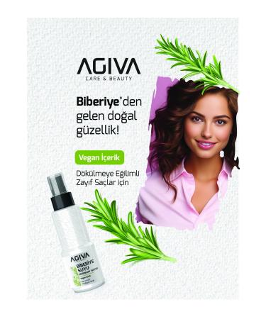Agiva Rosemary Shampoo & Rosemary Water Anti-Hair Loss and Fast Hair Growth Effect 100 ml 2-Piece Set - Buy Online on GoSupps.com