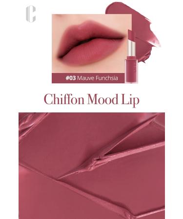 CLIO Soft Textured Light Matte Lipstick CLIO Chiffon Mood Lip (03 Mauve Fuchsia) - Buy Online on GoSupps.com