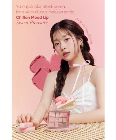 CLIO Soft Textured Light Matte Lipstick CLIO Chiffon Mood Lip (09 Strawberry Cookie) - Buy Online on GoSupps.com