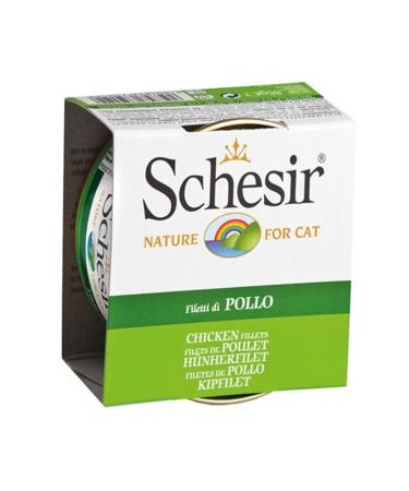 Schesir Chicken Fillet Jelly Canned Cat Food 85 gr