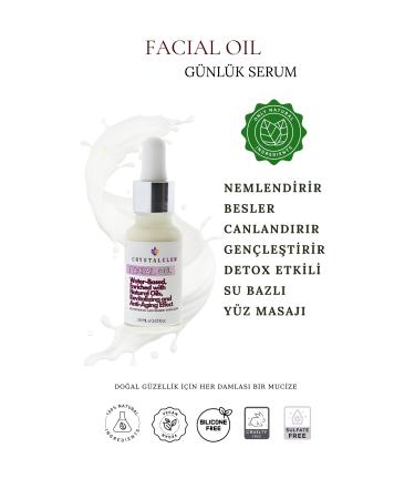 Crystalclem Beauty Face Massage Serum Organic Moisturizes Repairs Nourishes Brightens Face Massage Rejuvenates Day Serum - Buy Online on GoSupps.com