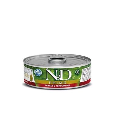 Your Manufacturer Nd Prime Chicken and Pomegranate Canned Cat Food 70 gr