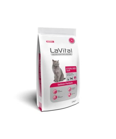 La Vital Lavital Sterilized Salmon Sterilized Cat Food 1.5 Kg - Buy Online on GoSupps.com