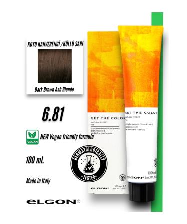 Elgon Get The Color 6.81 Professional Hair Dye (100 ml.) (Oxidizer-Free)