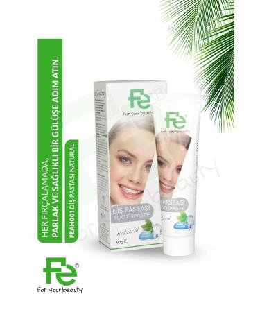 Fe Whitening Toothpaste Natural 90 gr - Buy Online on GoSupps.com