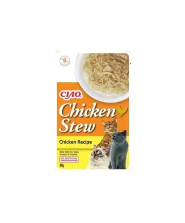 Inaba Ciao Chicken Stew Chicken Casserole Pate Adult Canned Cat Food 40 gr
