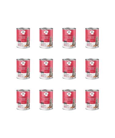 Chefs Choice Grain-Free Lamb Meat Paste Canned Cat Food 400 Gr (12 Pieces)