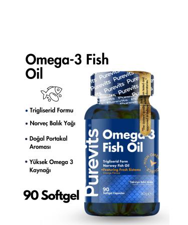 Purevits Advanced Omega-3 High Ratio Epa Dha 1000 Mg - Fish Oil - 90 Soft Gels - Buy Online on GoSupps.com