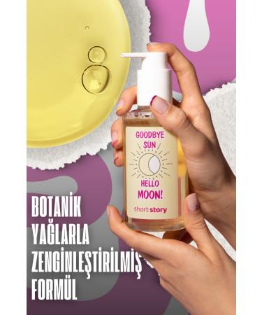 short story Goodbye Sun Hello Moon! Botanical Facial Cleansing Oil Green Tea Jojoba Vitamin E Multi Formula - Buy Online on GoSupps.com