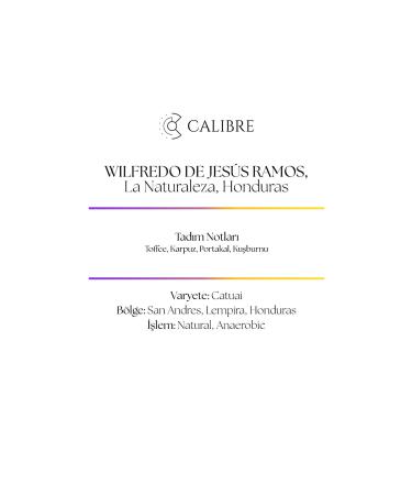 Caliber Coffee Wilfredo de Jes s Ramos La Naturaleza Honduras - Buy Online on GoSupps.com