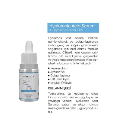VOOP Hyaluronic Acid Mini Serum B5 10 ml | Intensive Moisturizing Skin Care Serum - Buy Online on GoSupps.com