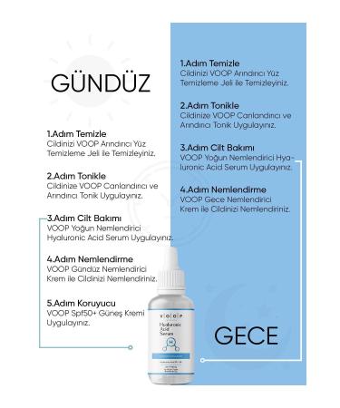 VOOP Hyaluronic Acid Serum B5 30 ml | Intensive Moisturizing Skin Care Serum - Buy Online on GoSupps.com