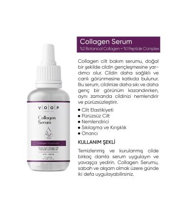 VOOP Collagen Serum 30 ml | Anti-Aging Collagen Serum - Buy Online on GoSupps.com