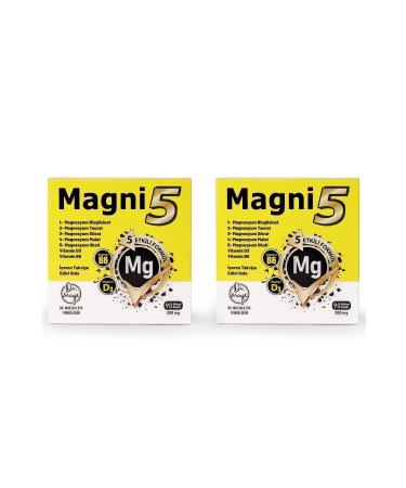 DR M YE Magnesium 5 Effective Form 3 Months 90 Capsules Vitamin B6 D3 Magni5 Bisglycinate Taurate Citrate Malate 2-Pack - Buy Online on GoSupps.com