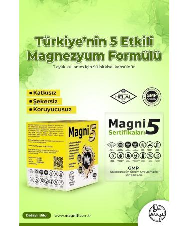 DR M YE Magnesium 5 Effective Form 3 Months 90 Capsules Vitamin B6 D3 Magni5 Bisglycinate Taurate Citrate Malate 2-Pack - Buy Online on GoSupps.com