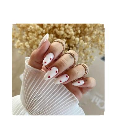 Alya Nail Studio Almond Blunt False Nails