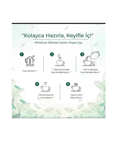 Mindivan Dandelion Herbal Tea 20 Filtering Bags - Buy Online on GoSupps.com