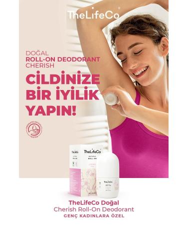 TheLifeCo Natural Roll-on Cherish 60 ml - Teenage (ALCOHOL ALUMINUM PARABEN SYNTHETIC FRAGRANCE FREE) - Buy Online on GoSupps.com