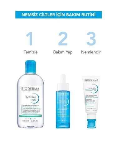 Bioderma Hydrabio H2O Moisturizing Micellar Make-Up Remover Water Dry Skin Face Eye Area 500 ml - Buy Online on GoSupps.com