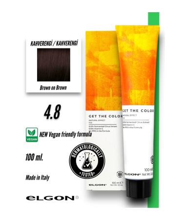 Elgon Get The Color 4.8 Professional Hair Dye (100 ml.) (Oxidizer-free)