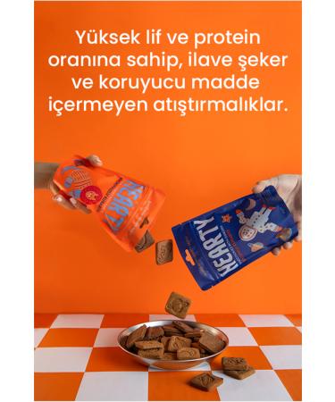 Hearty 8 Pack Mixed Cookies 60g Sugar-free Additive-free Healthy Snack for Kids - Buy Online on GoSupps.com