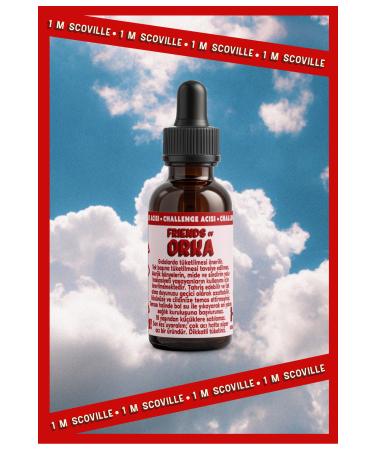 FRIENDS OF ORKA 1m Scoville Challenge Hot - Hot Pepper Extract - Hot Sauce - 5ml - Buy Online on GoSupps.com