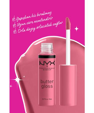 NYX Professional Makeup Lip Gloss - Butter Gloss Angel Food Cake 15 G 800897828363 - Buy Online on GoSupps.com