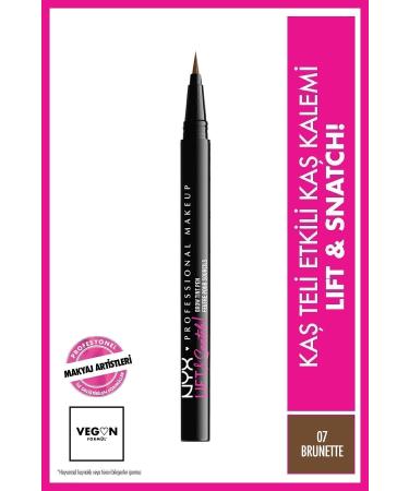 NYX Professional Makeup Lift & Snatch! Brow Tint Pen Brunette - Eyebrow Pencil