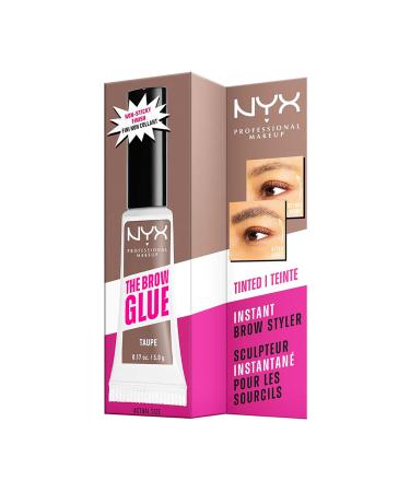 NYX Professional Makeup The Brow Glue Instant Brow Styler Eyebrow Fixing Mascara - Taupe - Buy Online on GoSupps.com