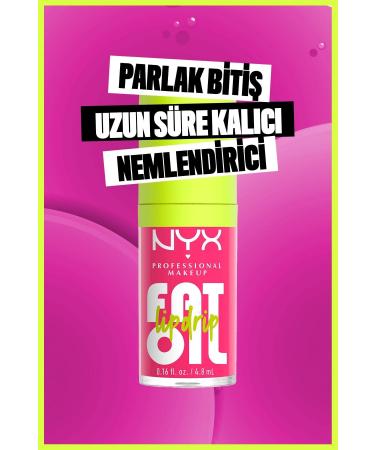 NYX Professional Makeup Fat Oil Lip Drip Shine Lip Oil - Missed Call - Buy Online on GoSupps.com