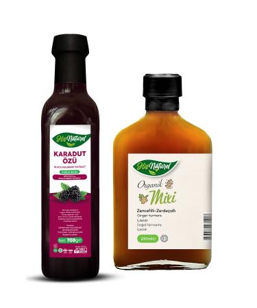 His Naturel Organic Mulberry Extract Turmeric Ginger Mix Set