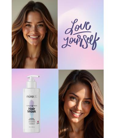 MUNOLAB Keratin & Collagen Vegan Hair Care Cream Instant Repair Easy Combing Helper - Buy Online on GoSupps.com