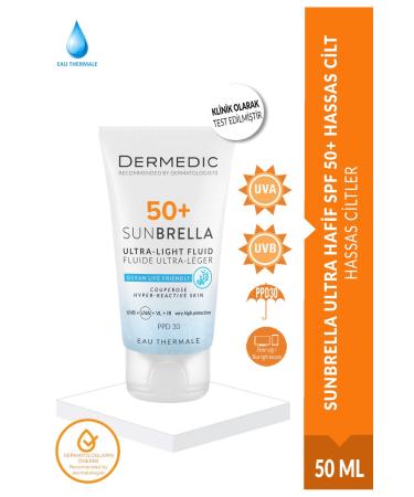 DERMEDIC SUNBRELLA ULTRA LIGHT SENSITIVE SKIN SPF 50+ 40ML