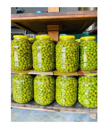 ERDEML 2-Piece Cracked Green Olives