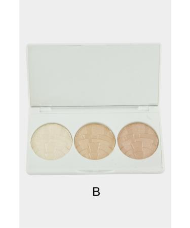 feryal Gabrini 3-Piece Highlighter Palette Set