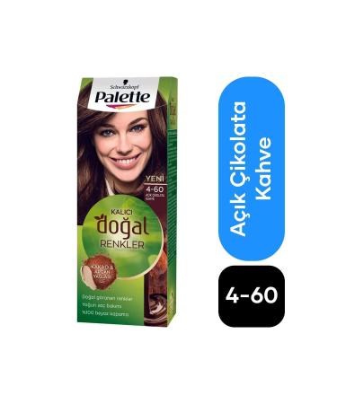 Palette Permanent Natural Colors Hair Dye No: 4.60 Light Chocolate Brown